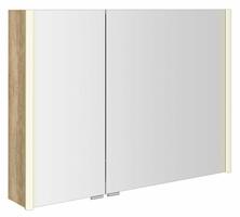 ALIX galerka s LED osvětlením 96x70x17,5cm, dub alabama | Více - 