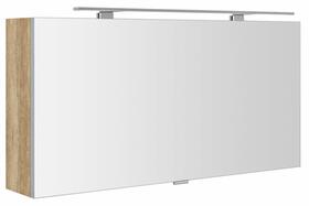 CLOE galerka s LED osvětlením 100x50x18cm, dub alabama | Více - 