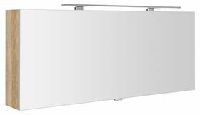 CLOE galerka s LED osvětlením 120x50x18cm, dub alabama | Více - 