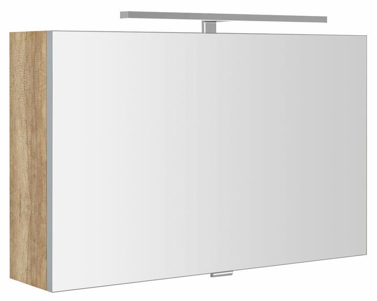 CLOE galerka s LED osvětlením 80x50x18cm, dub alabama
