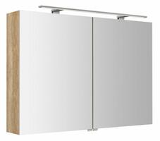 RIWA galerka s LED osvětlením, 101x70x17cm, dub alabama | Více - 
