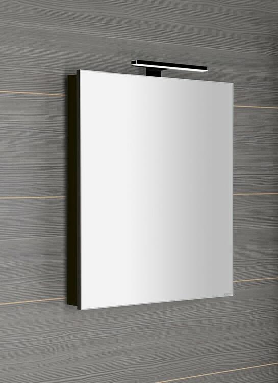 GRETA galerka s LED osvětlením, 60x70x14cm, černá mat
