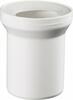 Přímý kus dopojení k WC, délka 150mm, 110mm