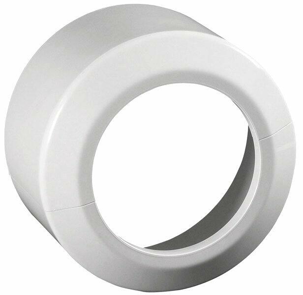 Rozeta dělená pro WC dopojení 110mm, v.100mm