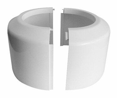 Rozeta dělená pro WC dopojení 110mm, v.100mm