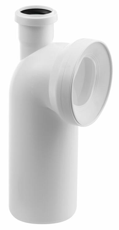 Koleno s přípojkou 90 dopojení k WC, 110mm
