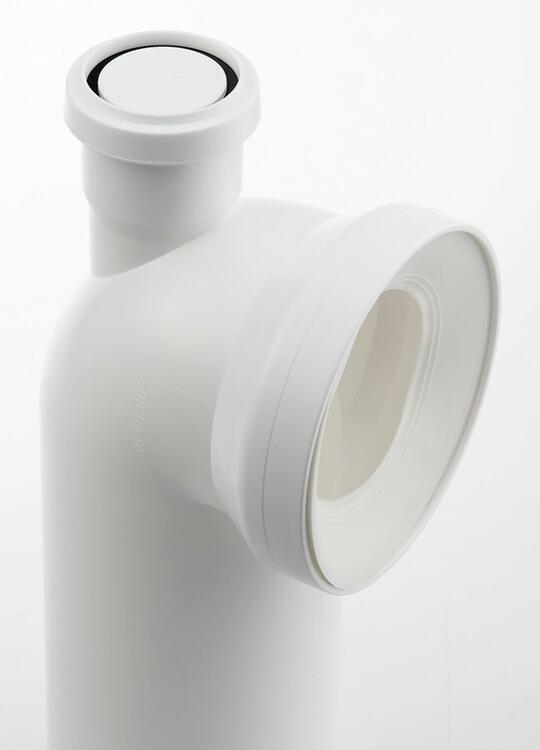 Koleno s přípojkou 90 dopojení k WC, 110mm