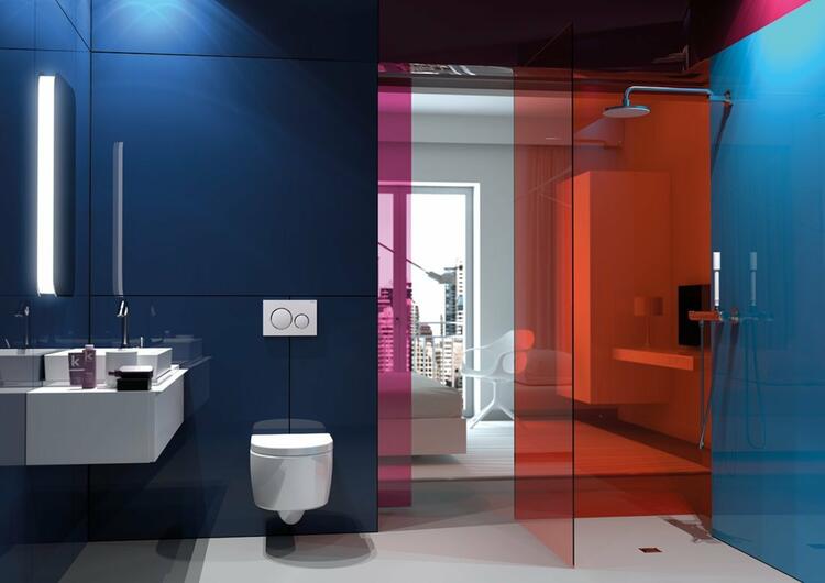 GEBERIT SIGMA20 ovládací tlačítko, bílá lesk/chrom