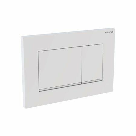 GEBERIT SIGMA30 ovládací tlačítko, bílá lesk/chrom