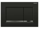 GEBERIT SIGMA30 ovládací tlačítko, černá lesk/chrom lesk