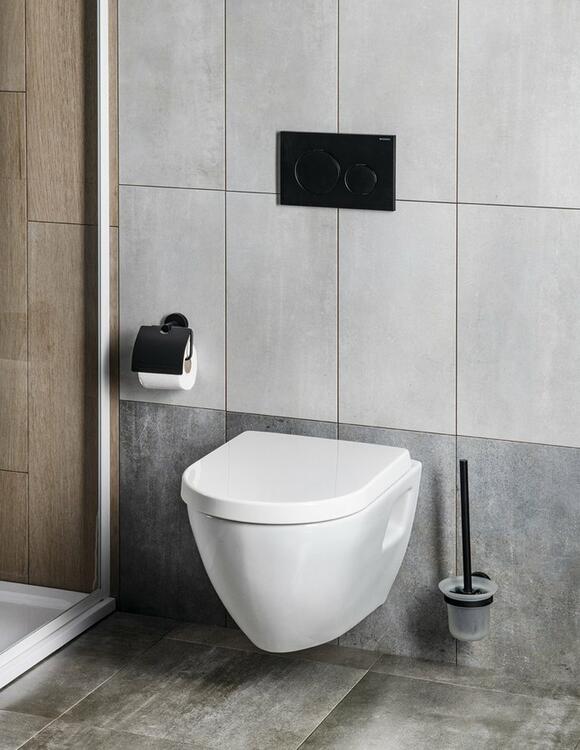 GEBERIT SIGMA20 ovládací tlačítko, Easy-to clean/černá mat