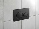 GEBERIT SIGMA20 ovládací tlačítko, Easy-to clean/černá mat