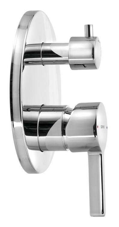 ICONIC podomítková sprchová baterie, 2 výstupy, chrom