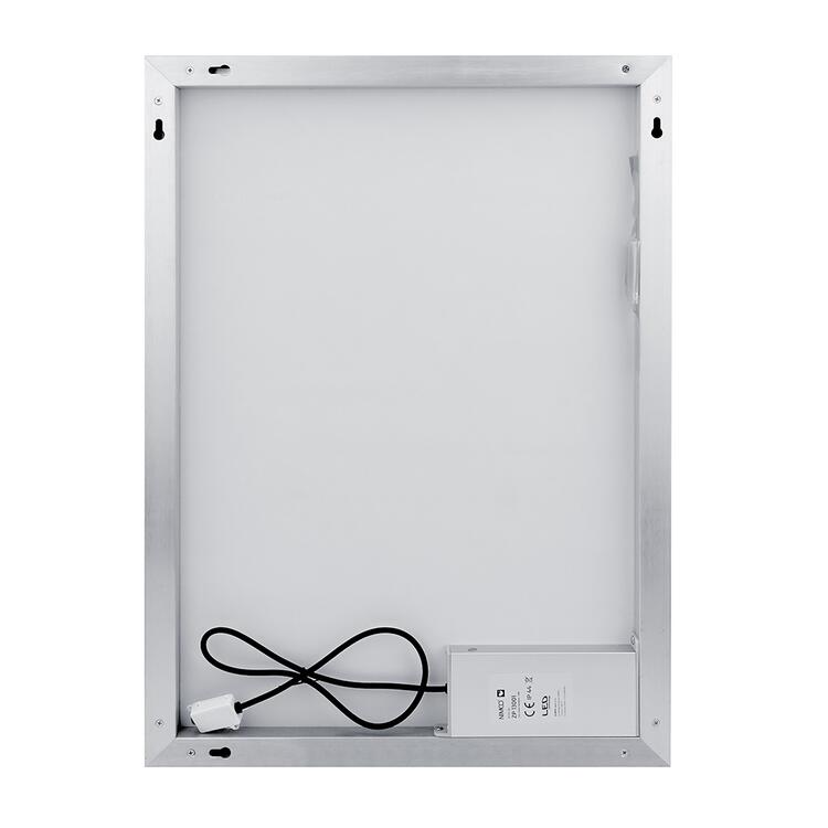 Zrcadlo s ostrými rohy s led osvětlením 120×70 cm – Nimco ZP 13006VX