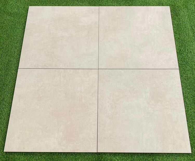 2cm dlažba na terasu imitace betonu Ark Ivory 60x60x2 cm 1. jakost