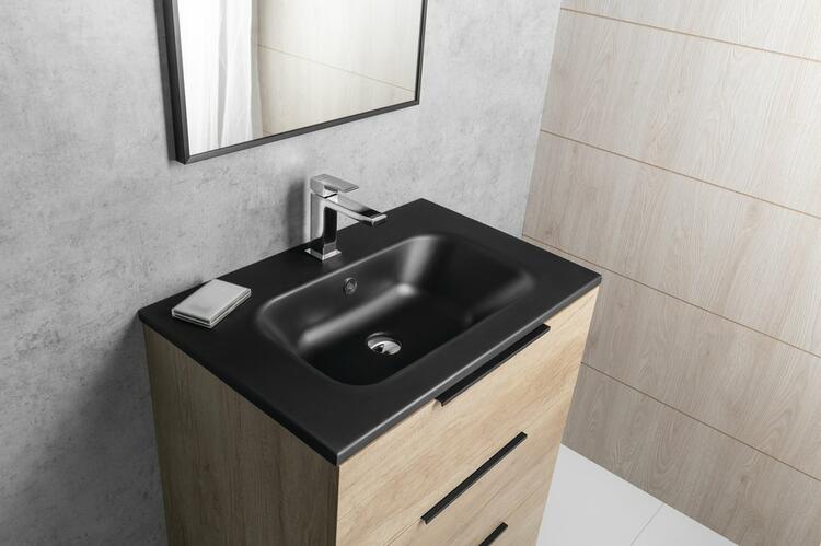 CUBEMIX stojánková umyvadlová baterie, chrom