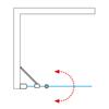 Obdélníkový sprchový kout Brillant+Transparent – Roth TDO1/1200+TDO1/1100
