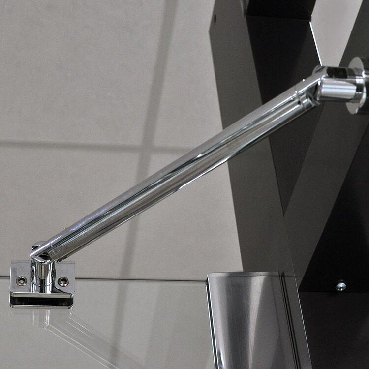 Obdélníkový sprchový kout Brillant+Transparent – Roth TB/800+TDO1/1200