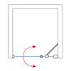 Sprchové dveře 80×201 Brillant – Roth TDN1 726-8000000-00-02