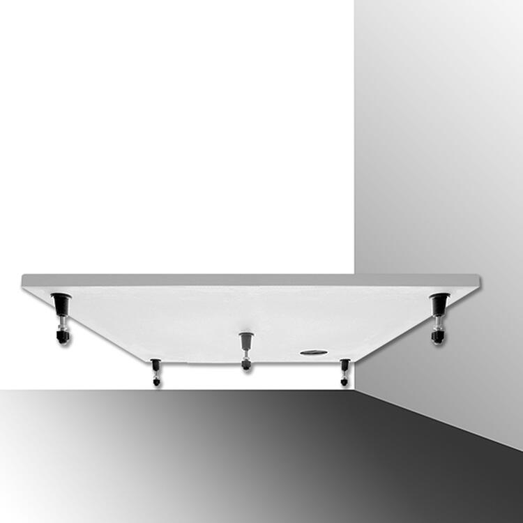 Obdélníková sprchová vanička 90×80 bílá – Roth RECTAN-M 8000450