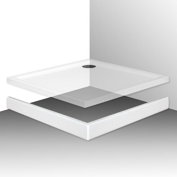 Čtvercová sprchová vanička FLAT KVADRO/800x800 - Roth 8000118
