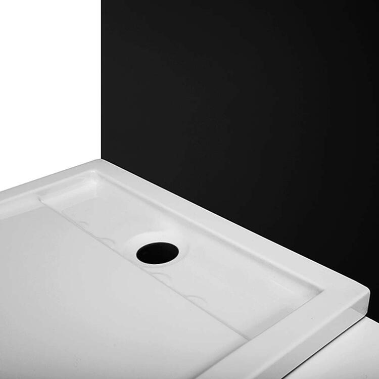Obdélníková sprchová vanička 140×90 bílá – Roth INTEGRO 8000170