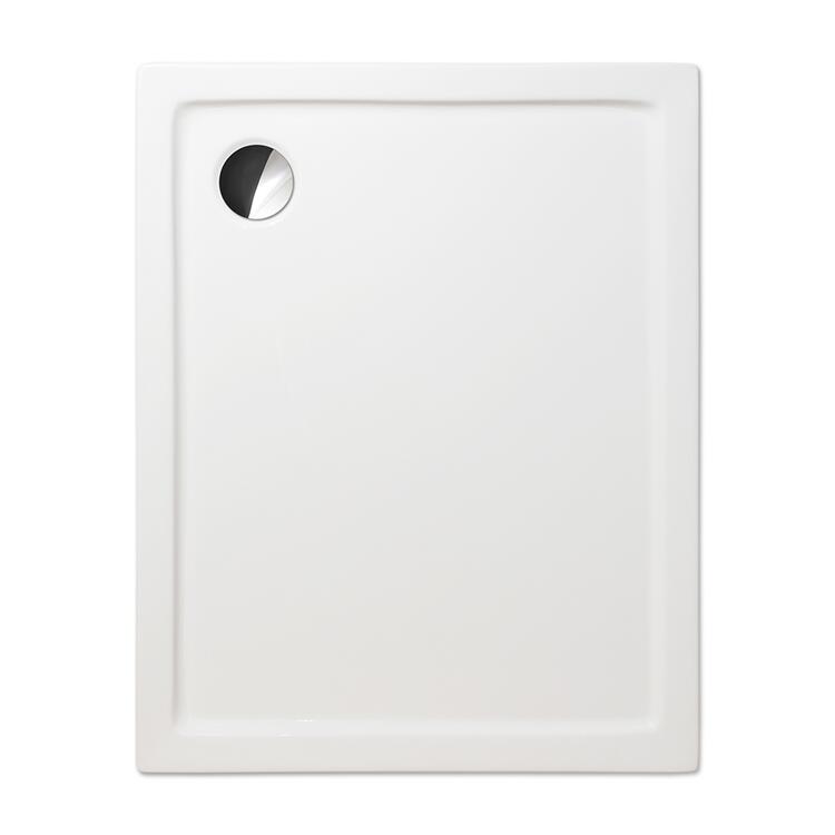 Obdélníková sprchová vanička 100×90 bílá – Roth FLAT KVADRO 8000122