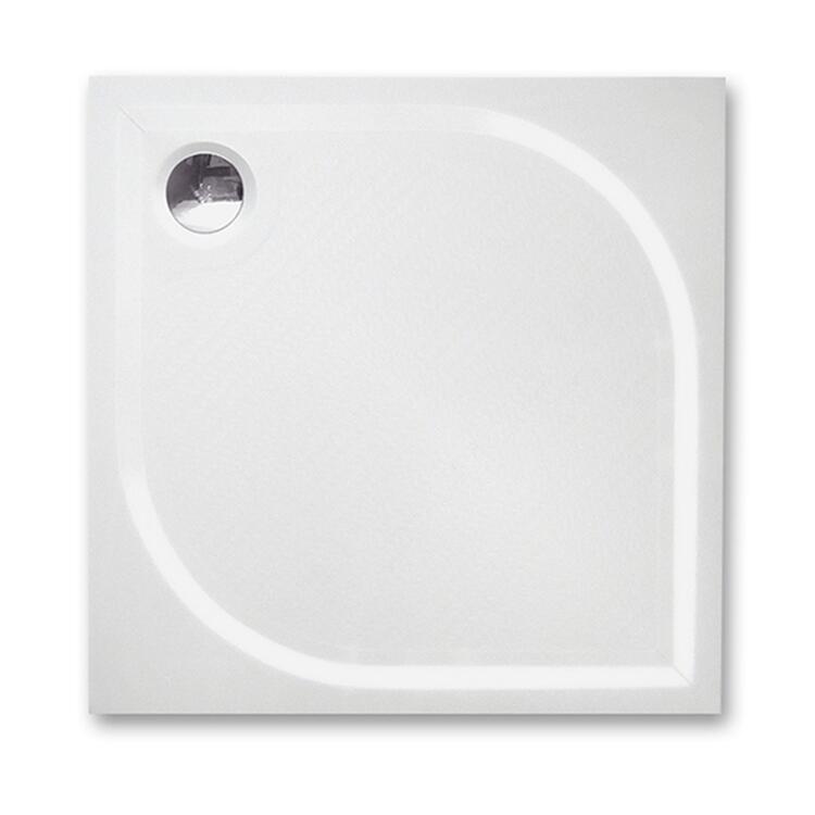 Čtvercová sprchová vanička 90×90 bílá – Roth ALOHA‑M 8000155