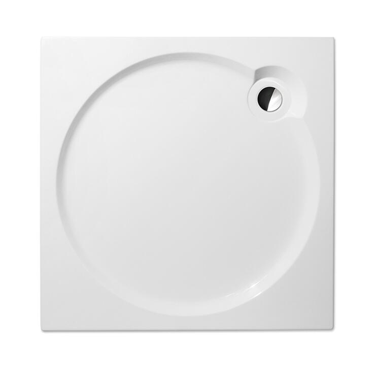 Čtvercová sprchová vanička 80x80 bílá – Roth ALOHA FLAT 8000282
