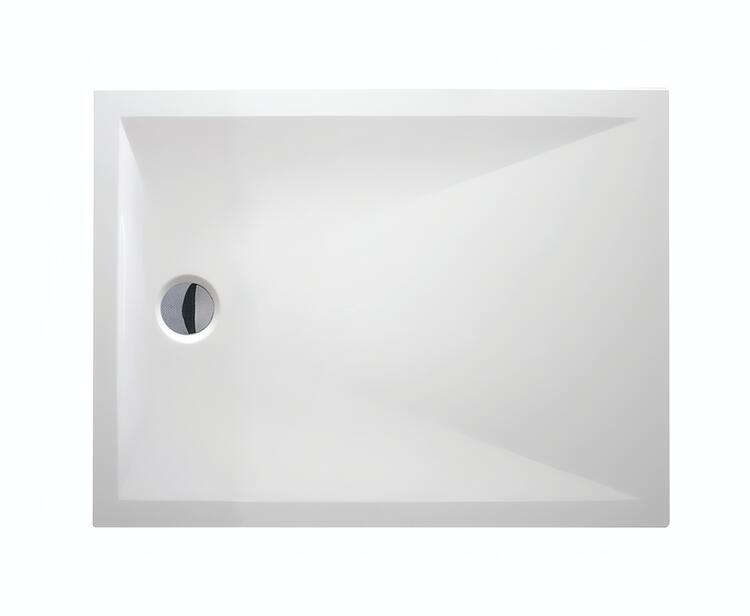 Obdélníková sprchová vanička 90×80 bílá – Roth MAN SQ 080090 2E
