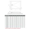 MARMO NEO SQUARE-R /1600x800 - Roth MAN SQ 160080 2E