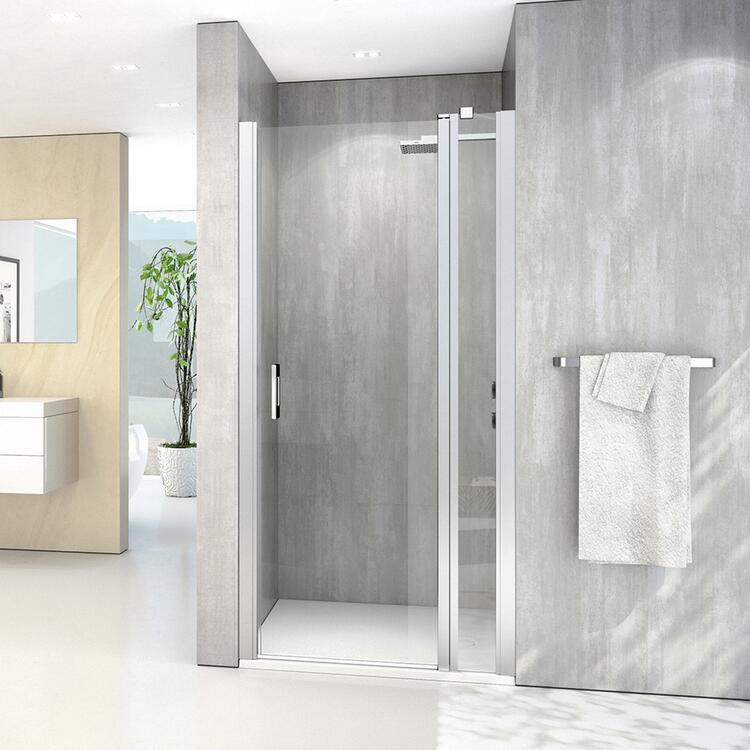 Obdélníkový sprchový kout Brillant+Transparent – Roth MI PIF/1100+MI FXP/800