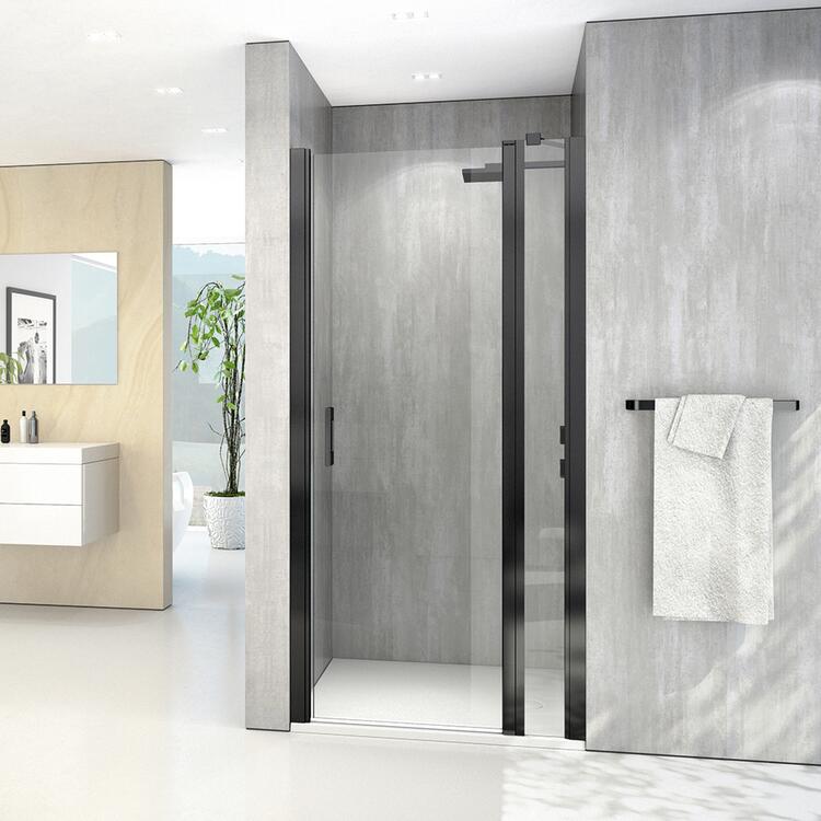 Obdélníkový sprchový kout Brillant+Transparent – Roth MI PIF/1100+MI FXP/800