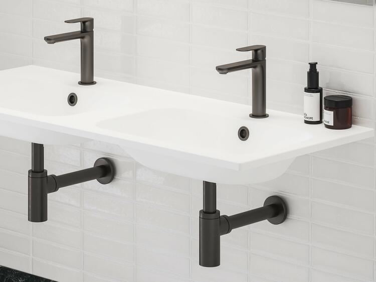 Krytka přepadu pro umyvadlo, Graphite Brushed