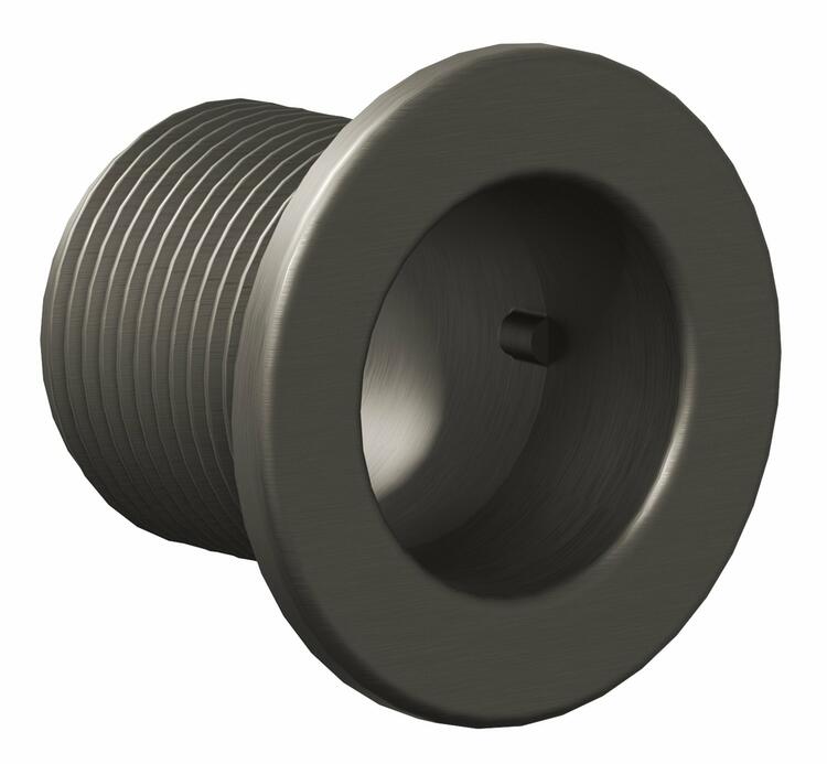 Krytka přepadu pro umyvadlo, Graphite Brushed
