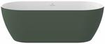 Vana Freedom O Tec 170x77 volně stojící, Grey Green/bílá, krytka odtoku bílá