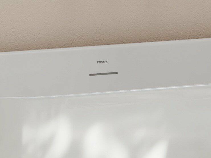 Vana Freedom O Tec 170x77 volně stojící, Deepsea Blue/bílá, krytka odtoku bílá/černá/chrom