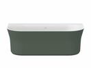 Vana Ypsilon Wall 178x86, volně stojící, Grey Green/bílá, krytka odtoku bílá