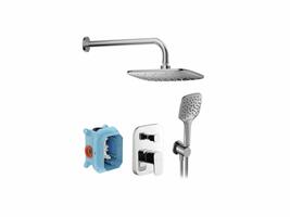 TD F 090.00CR Sprchový podomítkový set, chrom | Více - 