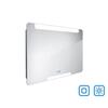 Bílé obdélníkové LED zrcadlo 100×70 cm – Nimco ZP 22004VX