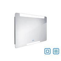 LED zrcadlo 1000x700 se dvěma dotykovými senzory OBDELNÍKOVÁ - OBLÉ ROHY | Více -