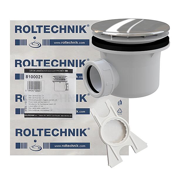 Vaničkový sifon Roth - CHROM PLAST Ø 90 - Roth 8100016