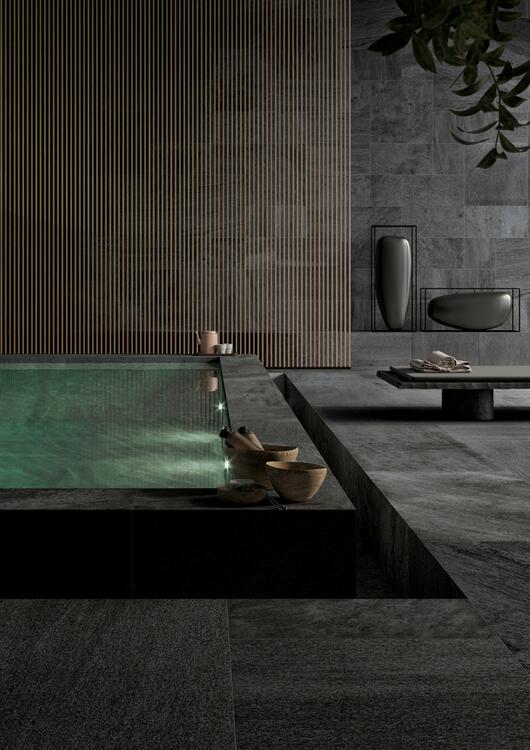 Exteriérová dlažba imitace kamene Silverlake Moro 60x120 cm protiskluzný povrch 1. jakost