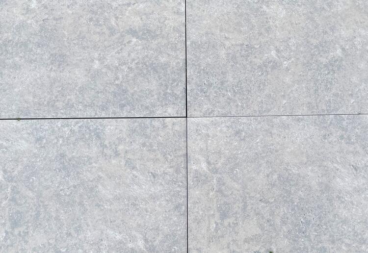 2cm dlažba na terasu imitace kamene Silver Travertine 45x90x2 cm 1. jakost