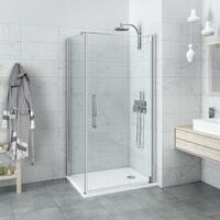 Obdélníkový sprchový kout Brillant+Transparent – Roth HI PI2/800_HI FXP/1000 | Více -