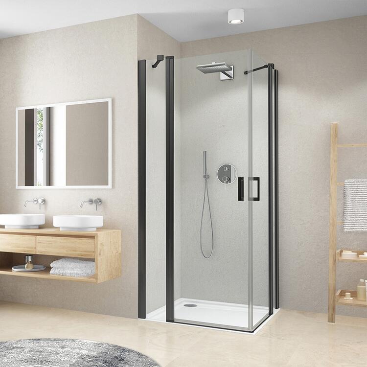 Obdélníkový sprchový kout Brillant+Transparent – Roth CI EPF/800+CI EPF/1000