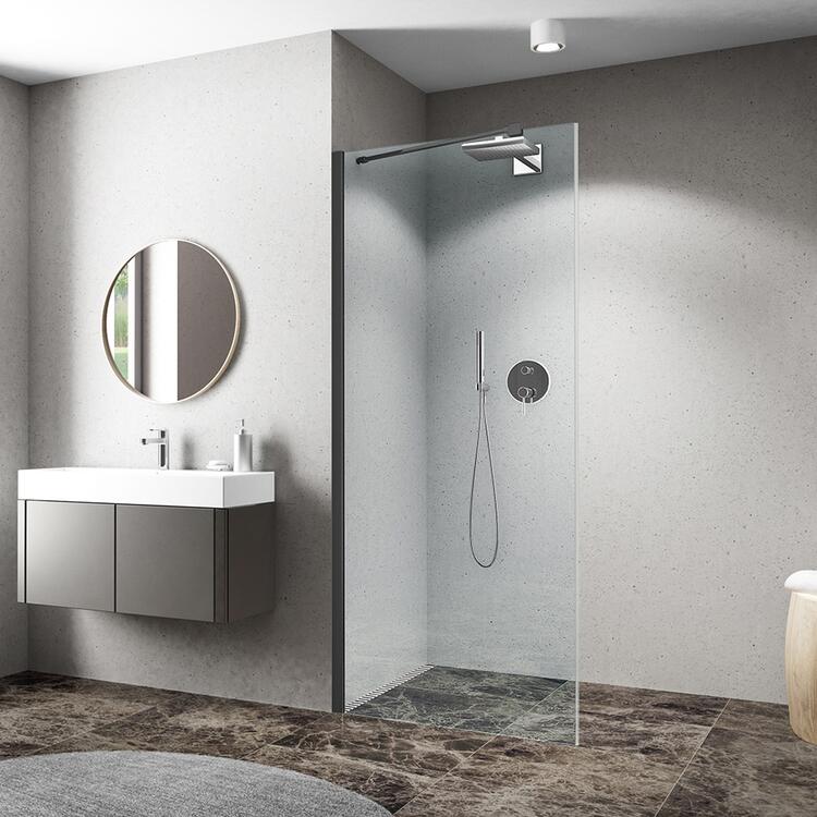 Obdélníkový sprchový kout Brillant+Transparent – Roth CI EPF/800+CI FXG/1000