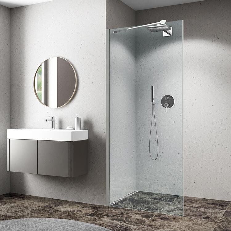 Obdélníkový sprchový kout Brillant+Transparent – Roth CI PIG/800+CI FXG/1000