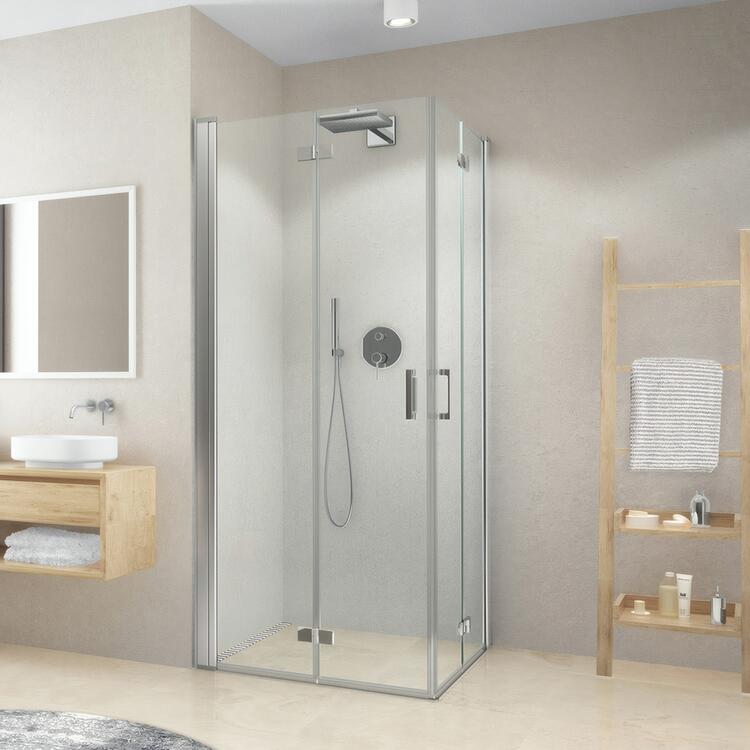 Obdélníkový sprchový kout Brillant+Transparent – Roth CI 2CL/800+CI 2CR/1000