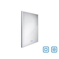 LED zrcadlo 500x700 se dvěma dotykovými senzory OBDELNÍKOVÁ - OSTRÉ ROHY | Více -
